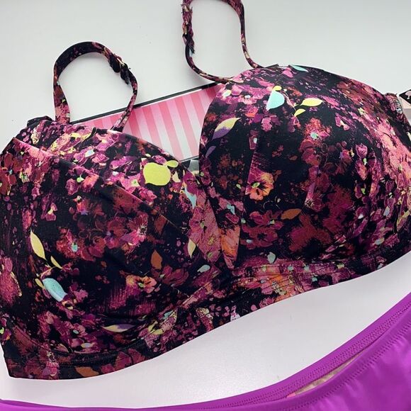 36DD/XLarge ViCTORIA SECRET SWIMSUIT 2 PC bikini New - Picture 2 of 7